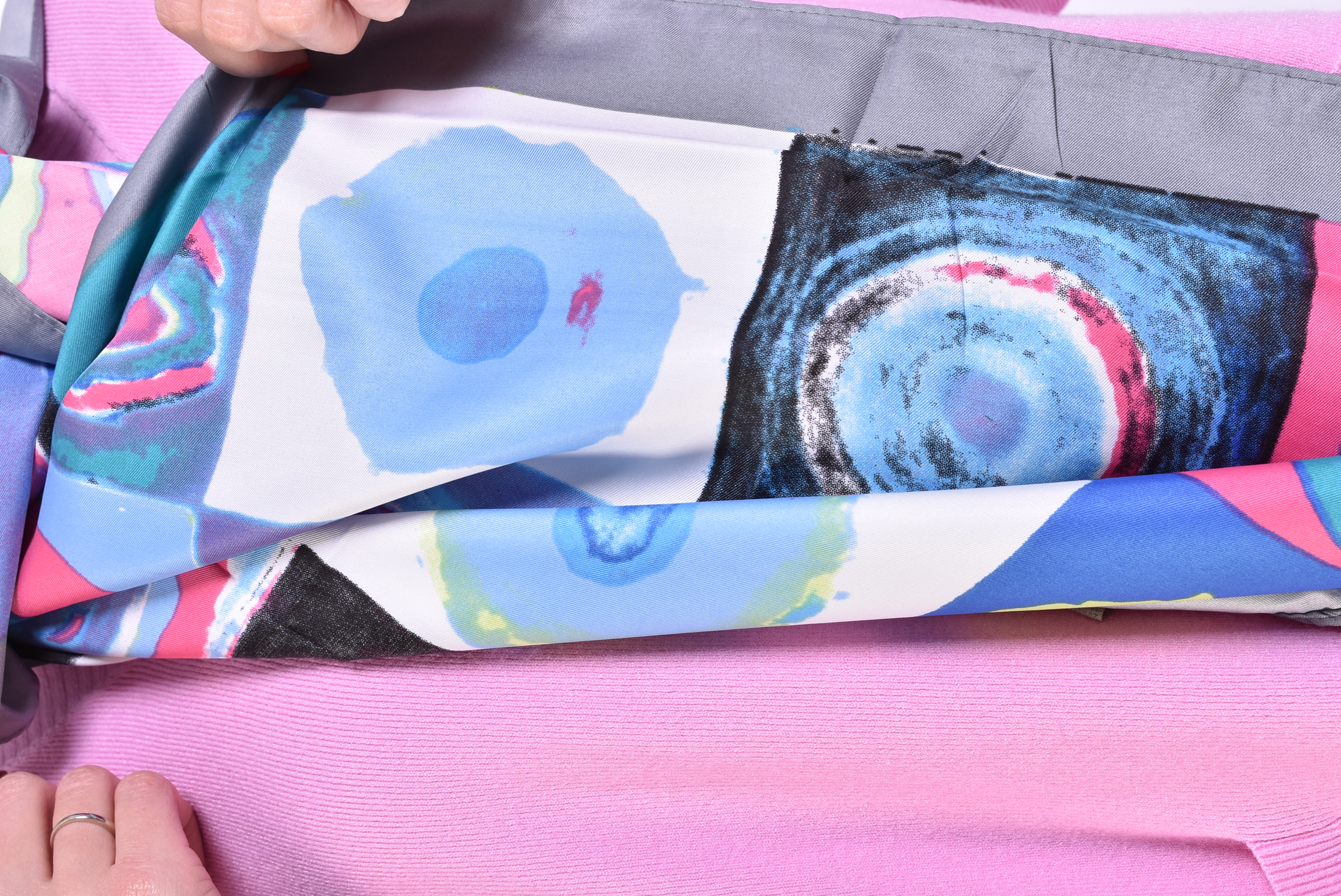 Bromley Printed Silk Mix Scarf